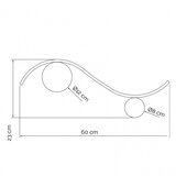 Vesta 567 zidna lampa 14W 3000K mesing Cene