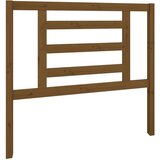  Posteljno vzglavje medeno rjavo 106x4x100 cm trdna borovina, (20736752) | Shoptok.si