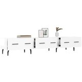 TV ormarić sjajni bijeli 150 x 36 x 30 cm od konstruiranog drva | shoptok.hr