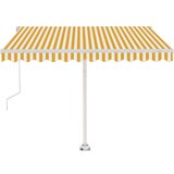 Tenda Samostojeća automatska tenda 300 x 250 cm žuto-bijela | shoptok.hr