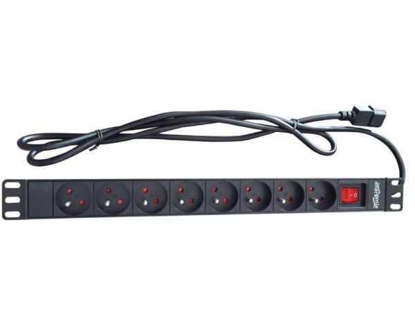  Kabl 230V razvodni PDU panel 19/1U sa 8 utičnih mesta/1.8m C14 (PDU-8SP-1U-C14) Cene