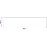  Kuhinjski Tepih Siva dobar tek 300 x 60 cm 100% poliamid | shoptok.hr