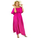 Pri Airy maxi dress with ruffles and waist tie STELLA Cijene