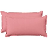  Jastuk s jastukom HOUTEN 2 kom. Ružičasta Umjetni lan - Ružičasta 40 x 80 cm 2 | shoptok.hr