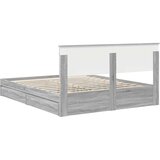  s od storage Siva Sonoma 160 x 200 cm Konstruirano drvo | shoptok.hr