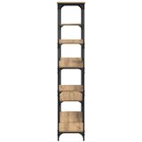  Polica Umjetnički hrast 99 x 35 5 x 176 cm Konstruirano drvo | shoptok.hr