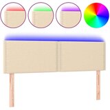 Posteljno vzglavje krem 144x5x78/88 cm blago, (20735394) | Shoptok.si