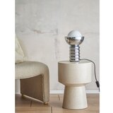 Bloomingville Namizna svetilka v srebrni barvi s steklenim senčilom (višina 32 cm) Spike – | Shoptok.si