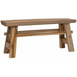  Klupa Prirodna 100 x 29 x 43,5 cm Čvrsto teak drvo | Eponuda.com