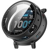 INF Integrirano ohišje PC s kaljenim steklom za Amazfit Active Max Black, (5000264497) | Shoptok.si