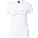 Ea7 Emporio Armani Majica zlatna / bijela | shoptok.hr
