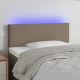 vidaXL LED posteljno vzglavje taupe 80x5x78/88 cm blago Cene