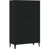  Visoka komoda crna 70 x 31 x 115 cm od konstruiranog drva | shoptok.hr