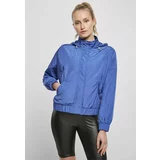 UC Ladies Women's Oversized Shiny Nylon Jacket Sports Blue Color