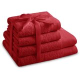 Restilo Crveni pamučni set ručnika 4 kom od frotira Amari – | shoptok.hr