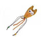 Nobby plišasta igrača za mačke z leseno kroglico, sovica - 25 cm | Shoptok.si