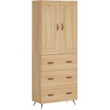  Visoka komoda hrasta sonome 69,5x34x180cm od konstruiranog drva Slike