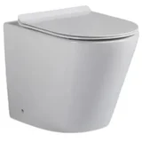 wc školjka set z desko bela