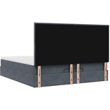  Okvir kreveta s madracima tamnosivi 200x200cm baršunasti | Eponuda.com