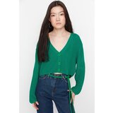 Trendyol Green Crop Knitwear Cardigan Cijene