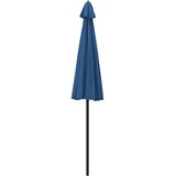 Vanjski suncobran s aluminijskim stupom 270 cm azurnoplavi | shoptok.hr