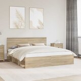  Krevetna konstrukcija Sonoma 180 x 200 cm Konstruirano drvo | Eponuda.com