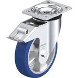 Blickle Vrtljivo kolo iz jeklene pločevine LK-ALBS, kolo Ø x širina 180 x 50 mm, vrtljivo kolo z zavoro | Shoptok.si