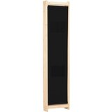 Sobna pregrada s 3 panela od tkanine 120 x 170 x 4 cm crna | shoptok.hr