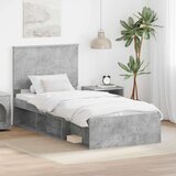  Konstrukcija postelje Beton 90 x 200 cm Masivno borovo les, (5000121204) | Shoptok.si