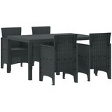  Vrtni set za objed 5 kom. Antracit Polt ratan | shoptok.hr