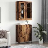  Highboard 2 kom. Staro drvo 69,5 x 34 x 180 cm | shoptok.hr