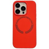  futrola leather case silikon magsafe za iphone 14 (6.1) crvena Cene