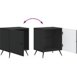  Noćni ormar Crna 43 x 34,5 x 50 cm Konstruirano drvo | shoptok.hr