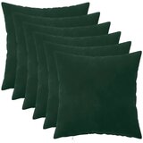  Jastuk s jastukom HEERLEN 6 kom. Tamnozelena Baršun - Tamnozelena 40 x 40 cm 6 | shoptok.hr