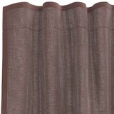 Voile zavjese s gornjim jezičkom 2 kom smeđe | Shoptok.si