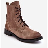 Kesi Comfortable suede insulated shoes Light brown Lemar Revin | shoptok.hr