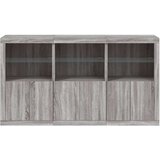  Komoda s LED svjetlima boja sivog hrasta 181 5x37x100 cm | shoptok.hr