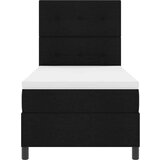  Krevet s oprugama i madracem s LED svjetlom crni 100x200 cm tkanina. | shoptok.hr