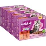 pakiranje Whiskas 1+ Adult vrečke 96 x 85 g - Junior klasični izbor v omaki