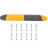  Hitrostna ovira rumena in črna 517x32,5x4 cm guma | Shoptok.si