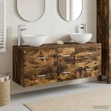  Set ormarića za kupaonicu 3 kom. Dimljeni hrast Smeđa 49,5 x 35 x 63 cm | Shoptok.si
