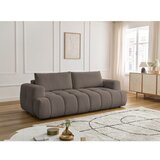 Bobochic Paris Sivorjava raztegljiva/s prostorom za shranjevanje sedežna garnitura 251 cm Fuji – | Shoptok.si