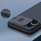 Nillkin Maska za iPhone 15 Pro CamShield Pro crna | ePonuda.com
