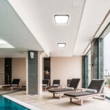  LED plafonsko svetlo za kupatilo LED/18W/230V 6500K IP44 25x25 cm crna | Eponuda.com