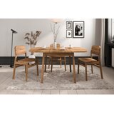 The Beds Proširiv blagovaonski stol od punog hrasta u prirodnoj boji 100x120 cm Twig – | shoptok.hr