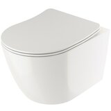 CAMARGUE Stenska WC školjka Paris 2.0 (brez roba, z WC desko, odtok: vodoravno) | Shoptok.si