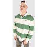 Vans Ward Stripe Rugby Knit Majica z dolgimi rokavi fairway / lemon icing | Shoptok.si