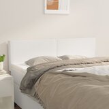  Uzglavlja bijela 144x5x78/88 cm od umjetne kože | shoptok.hr
