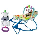  Dječji krevetić ljuljačka s igračkama 2u1, zebra | shoptok.hr
