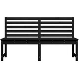  Vrtna klupa crna 157,5 cm od masivne borovine | Eponuda.com